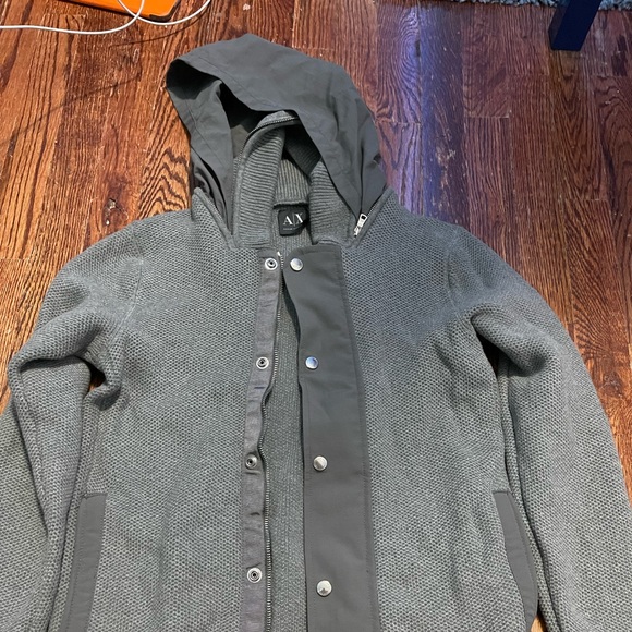 Armani Exchange Sweater w/hoodie - Picture 2 of 6